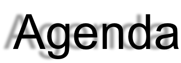Agenda